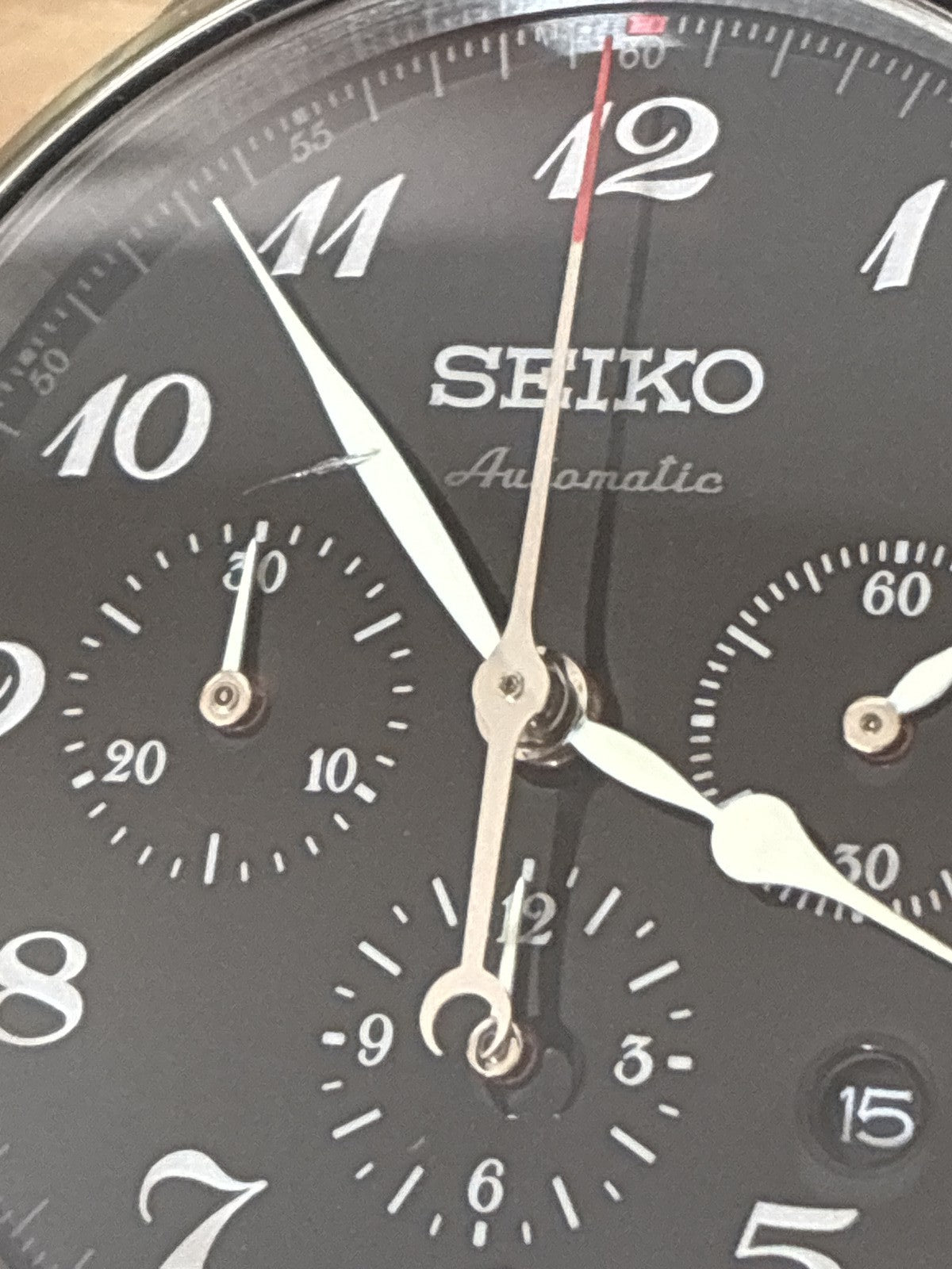 SEIKO Presage SRQ021 8R48-00H0 Automatic Chronograph Men's Watch 42mm From JAPAN