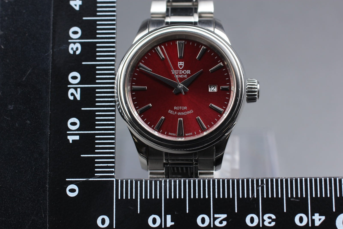 TUDOR Style Date 12100 Red Dial Cal.2671 27mm Automatic Women's Watch