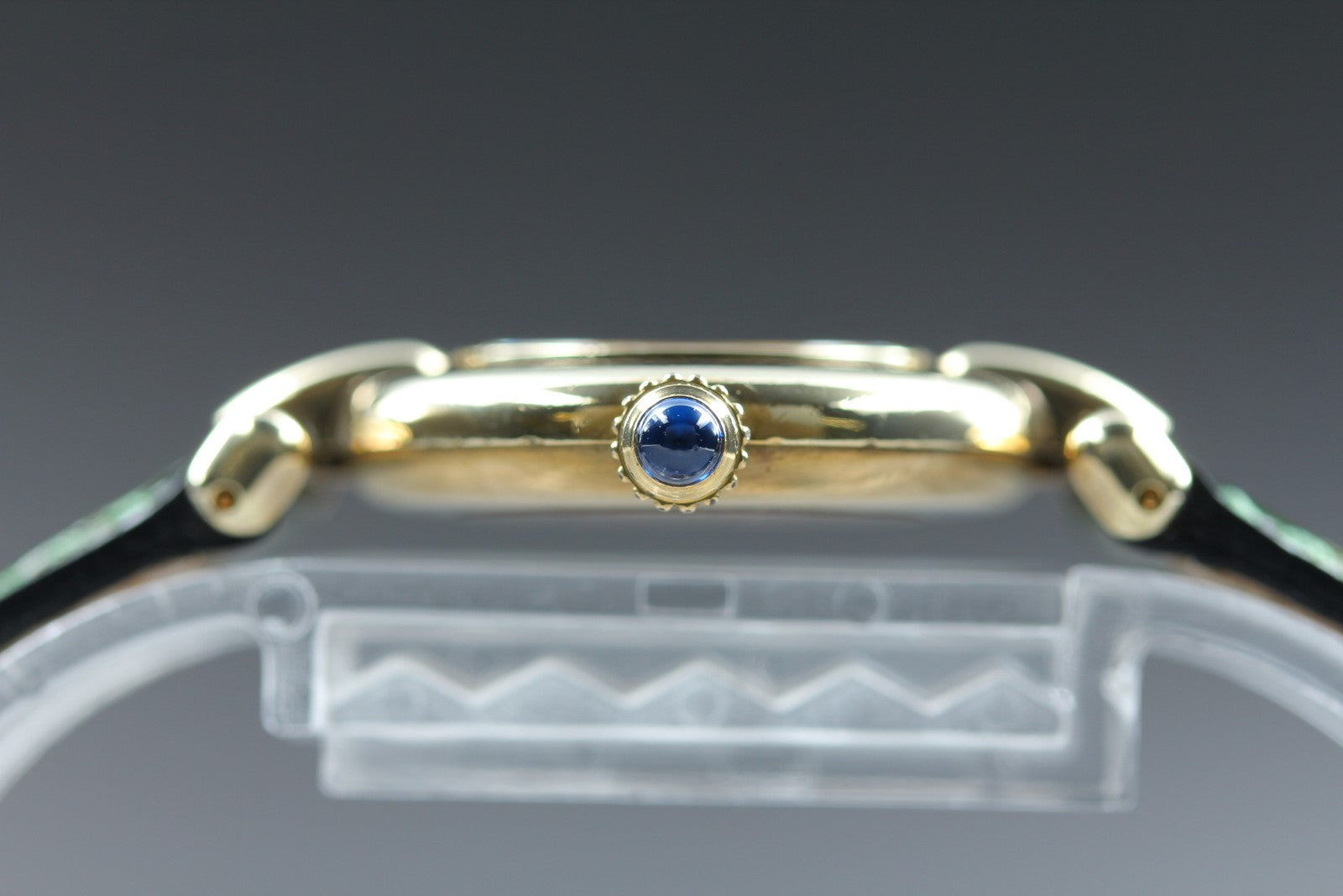 Vintage [Exc+5] Cartier Must Colisee Vermeil 590002 Green Women's Quartz Watch