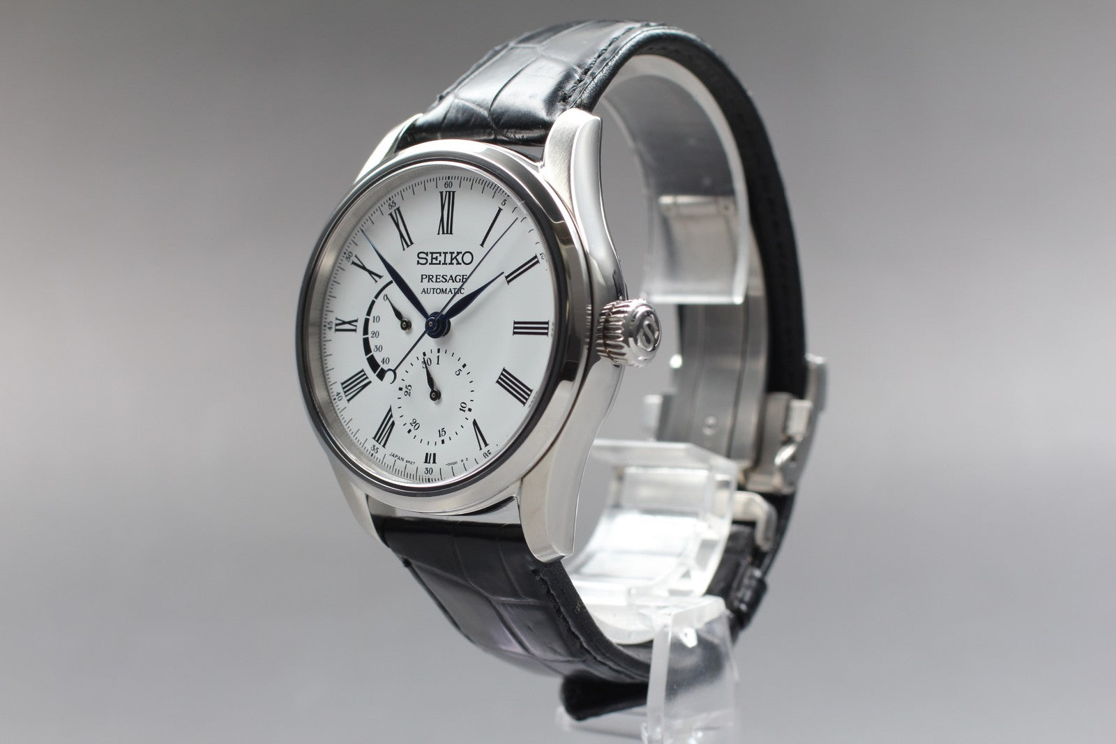 Near MINT Box SEIKO Presage SARW035 6R27-00L0 Automatic White Men's Watch JAPAN