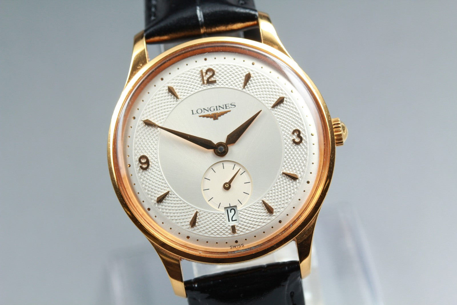 Longines Grand Classic L4.685.2 Gold Dial Automatic Date Men's Watch 36mm N MINT