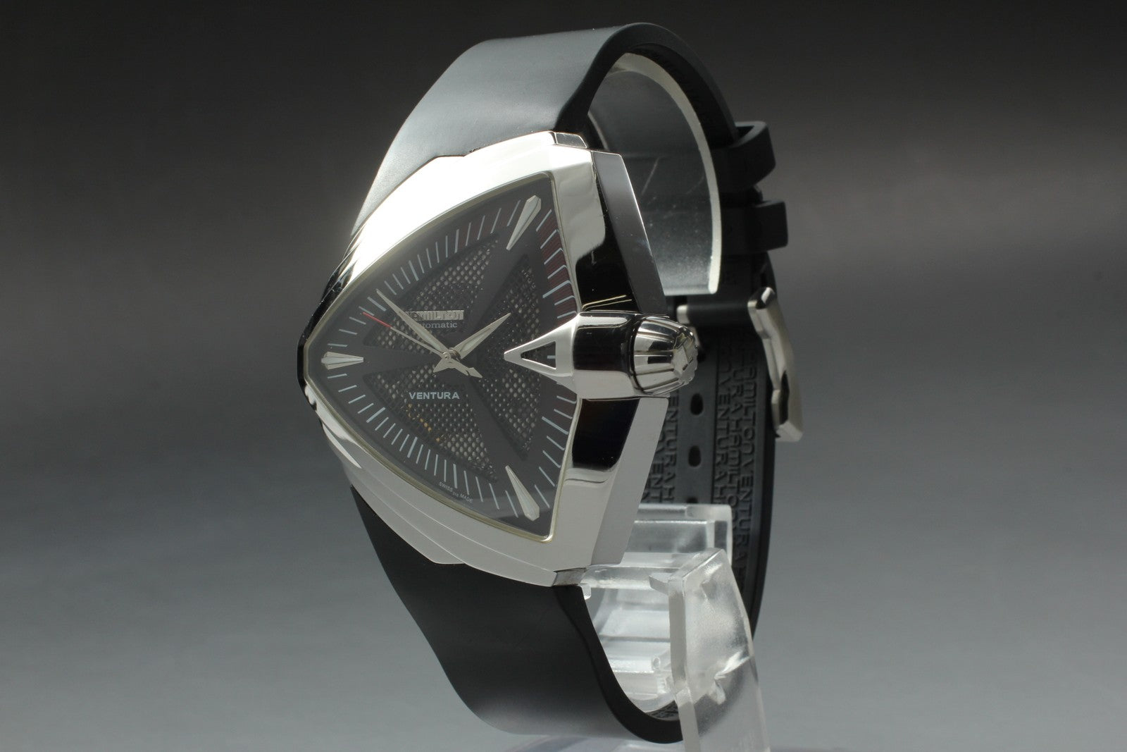 HAMILTON Ventura H246551 Black Dial Automatic Men's 26J Watch XXL 46mm JAPAN