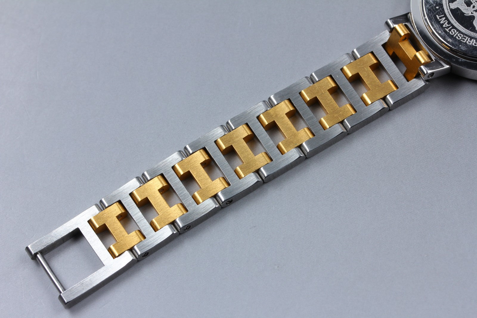 Vintage [Exc+5 Box]  HERMES Clipper White Dial Gold 24mm Woman's Quartz Watch