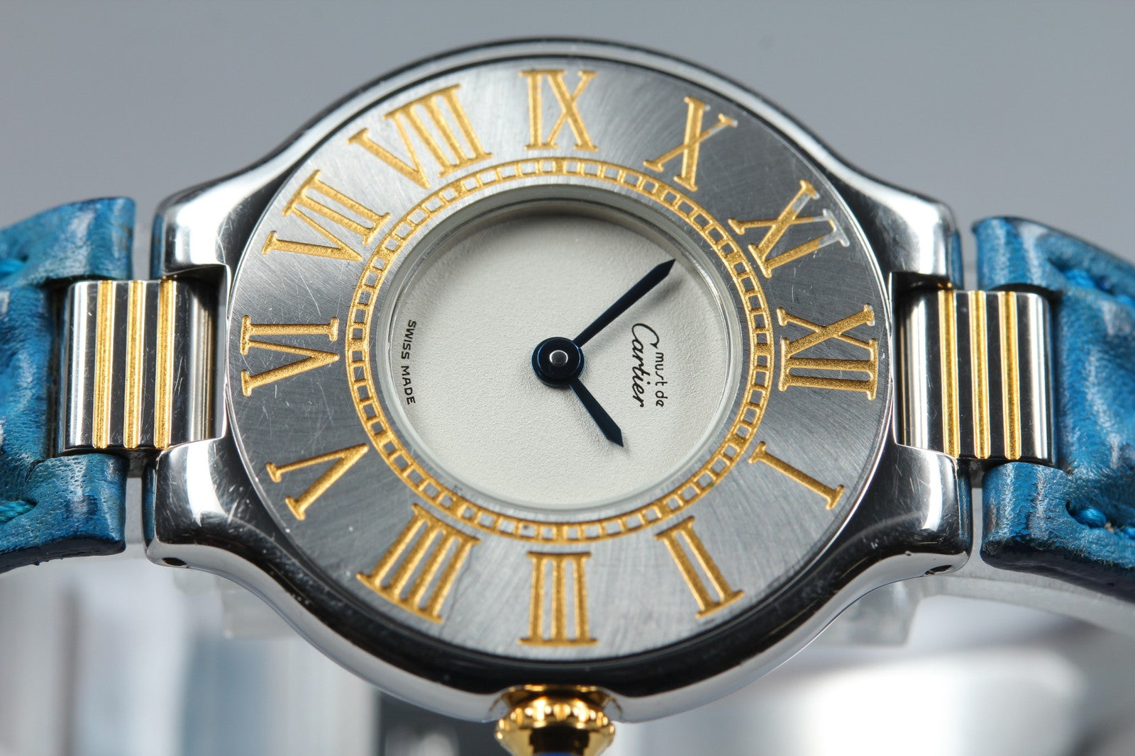 New Batt Cartier Must de Cartier 21 125000P Quartz Women's Watch From JAPAN Box