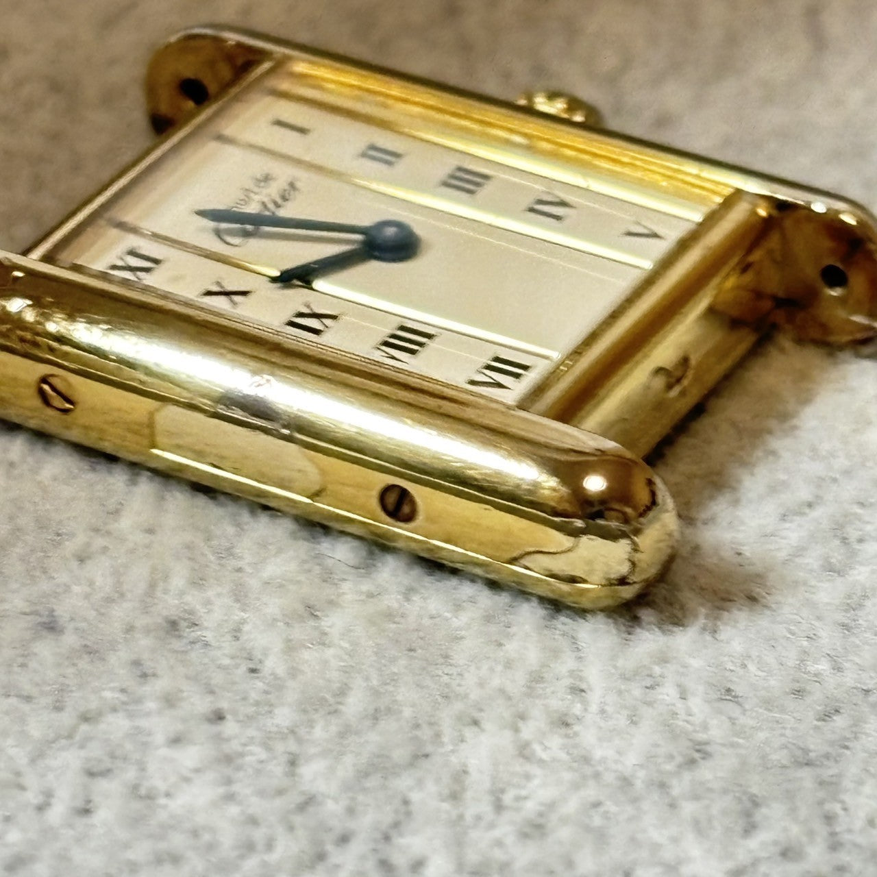 Vintage [Exc+5] Cartier Must de Cartier Tank 5057001 SM 20mm Women's Qz Watch