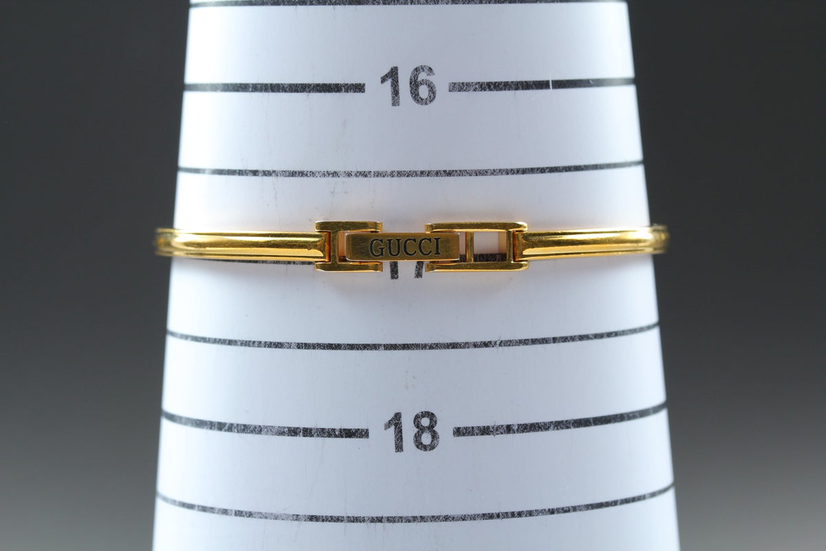 Gucci Change Bezel 11/12.2 Brown Bezel Gold Women's Quartz Watch Vintage