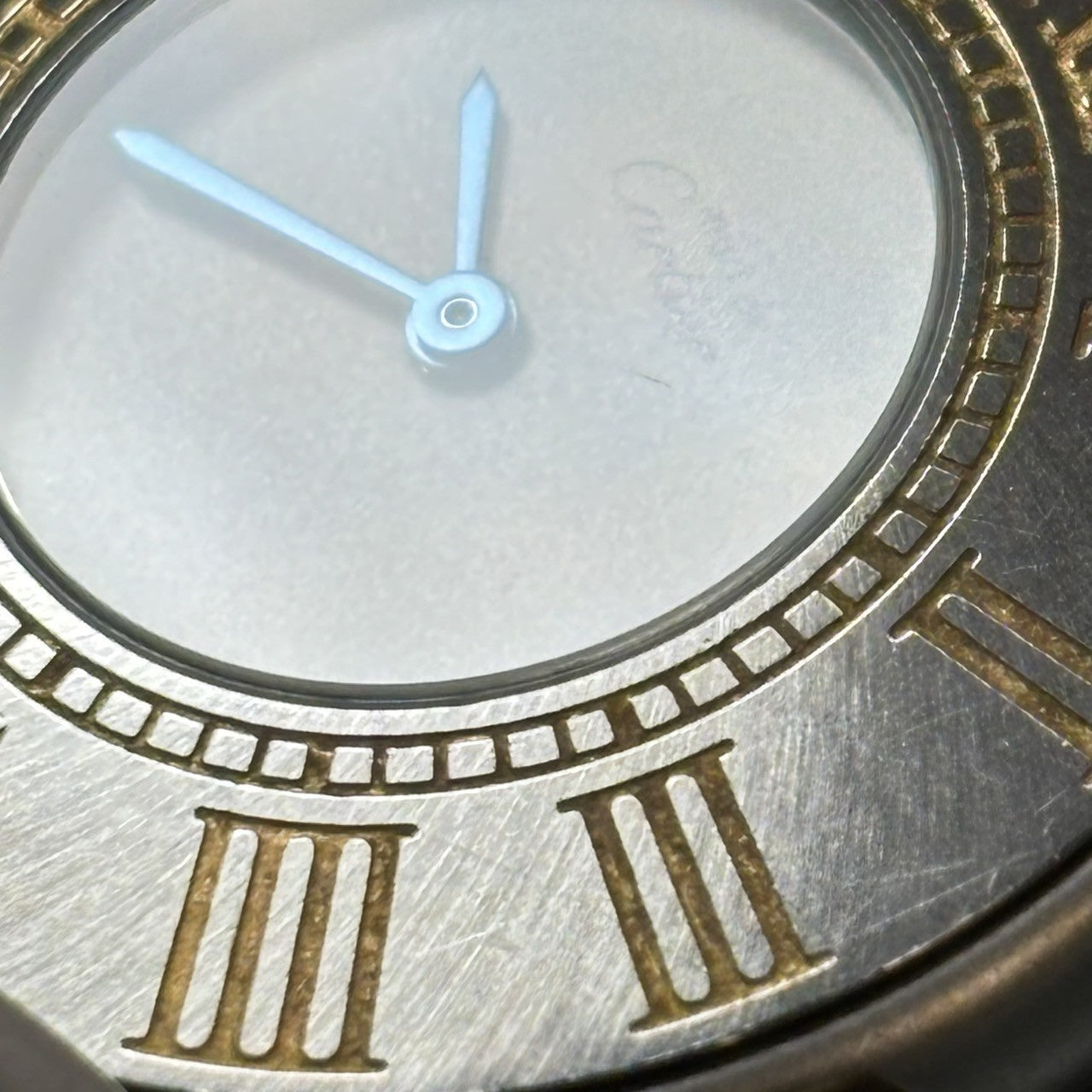 [Exc+5] Cartier Must de Cartier 21 31mm Silver Gold Unisex Quartz Watch JAPAN