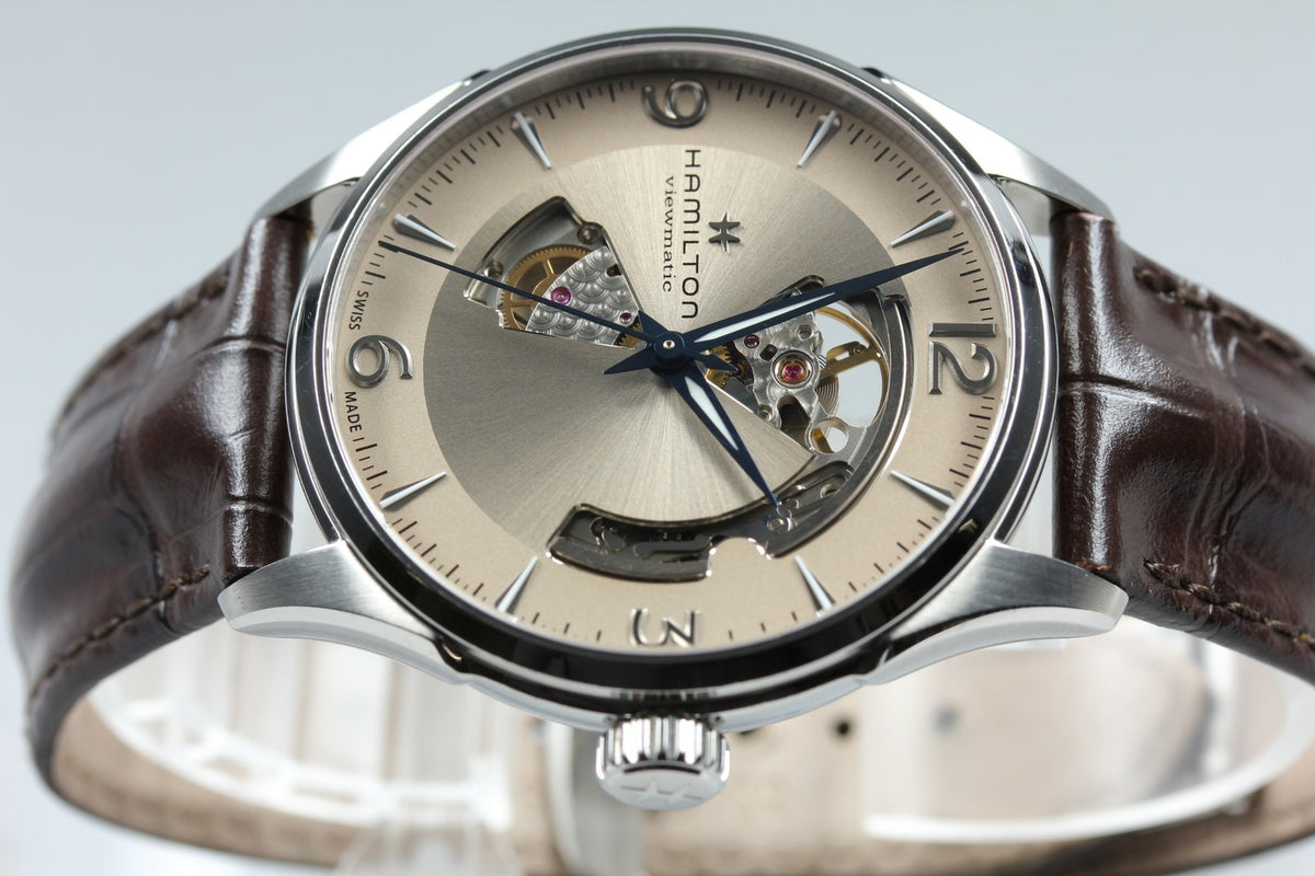 Hamilton Jazzmaster Open Heart H327050 H600425102 Automatic Men's Watch 41mm JP