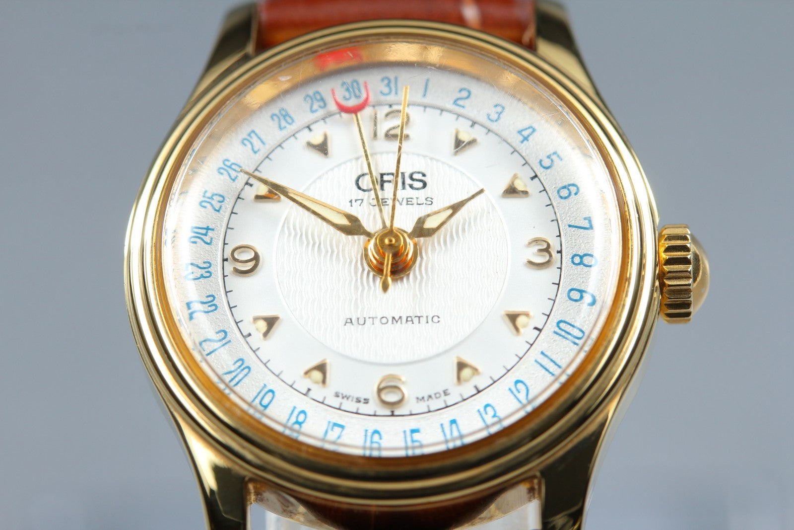 [Exc+5] ORIS Pointer Date 7405B Gold Brown 26mm Automatic Women's Watch