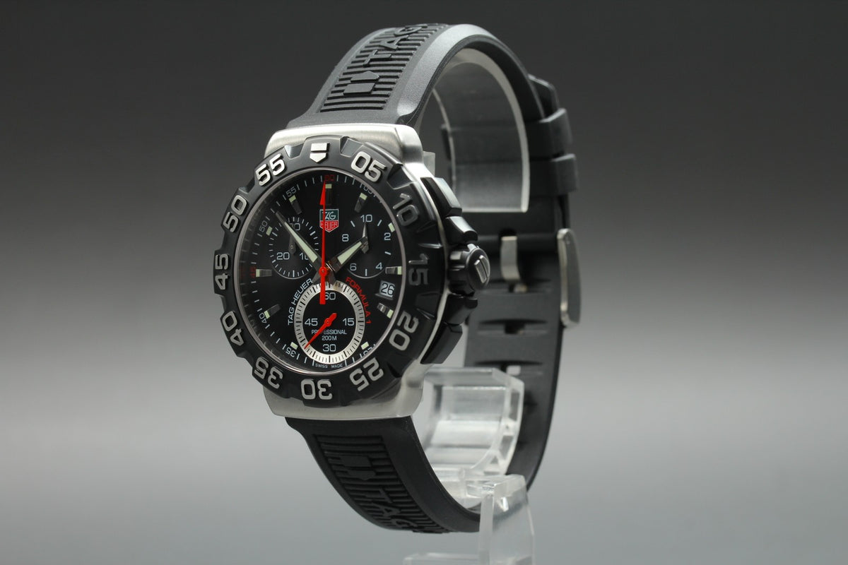 New Batt TAG HEUER Formula 1 CAH1110 Quartz Chronograph Men's Watch 41mm JAPAN