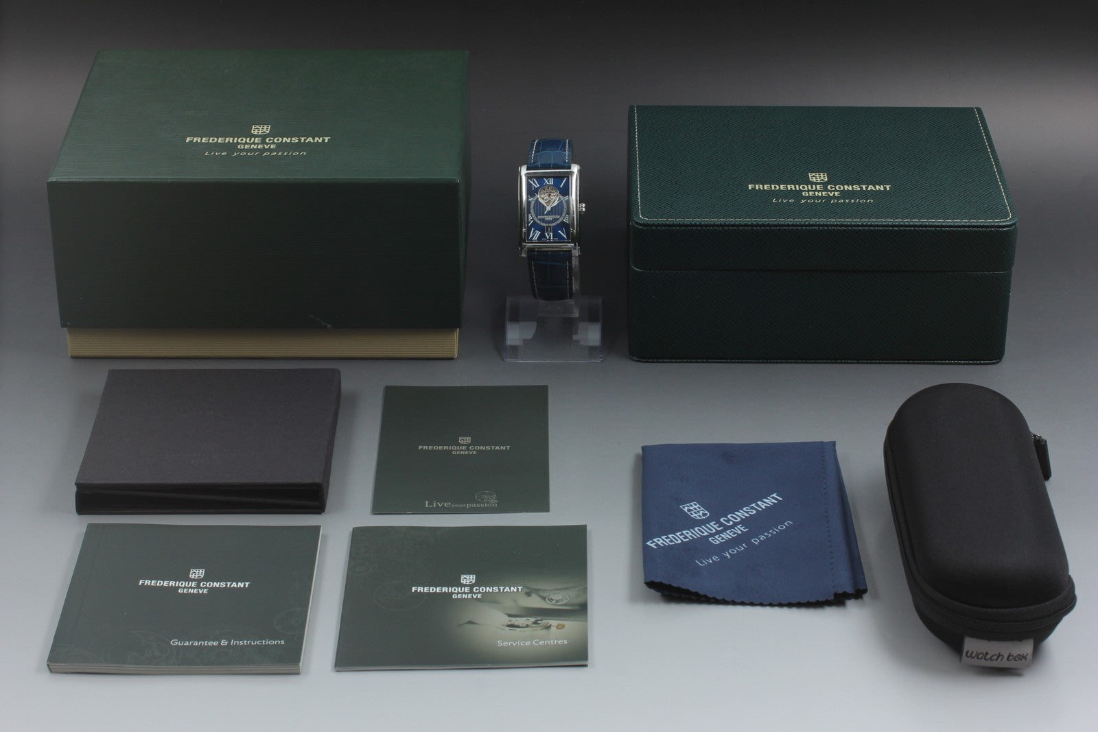 Limited [Exc+5 Box] FREDERIQUE CONSTANT FC-315NS4C26 Blue Automatic Men's Watch