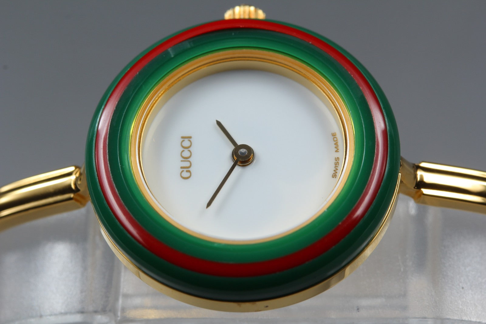 New Batt Vintage GUCCI change bezel 11/12.2 Quartz Women's Watch 25mm JAPAN Box