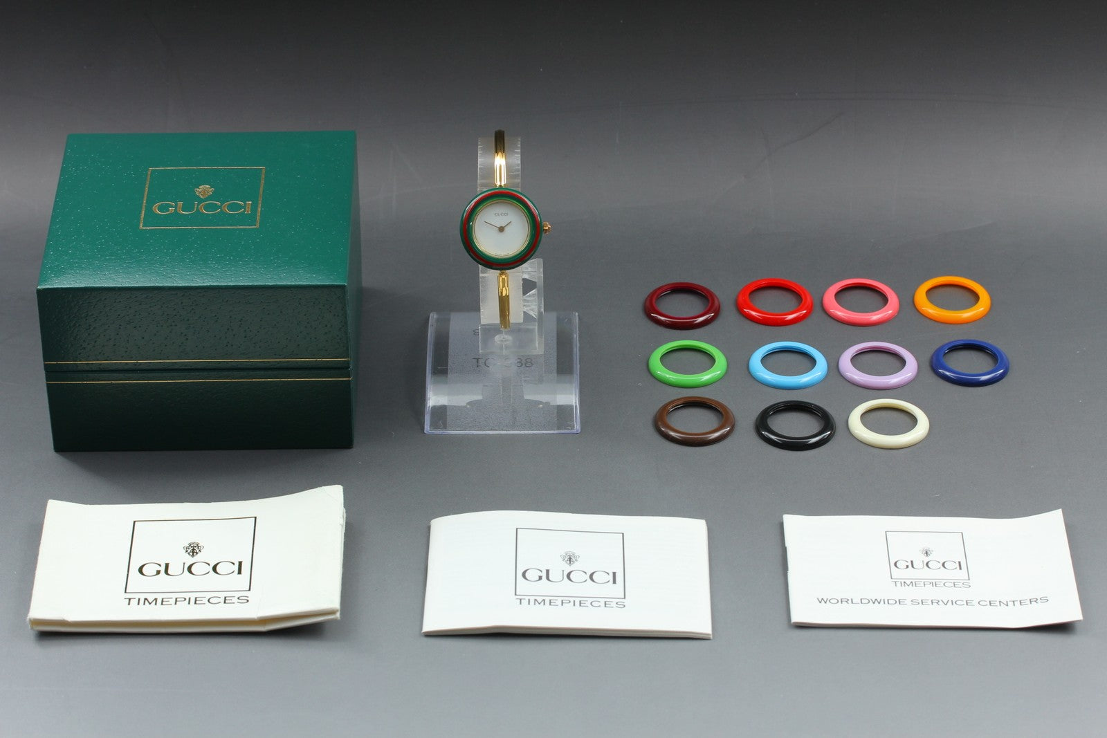 New Battery GUCCI 11/12.2 11/12.2 Quartz Women's Watch From JAPAN Box