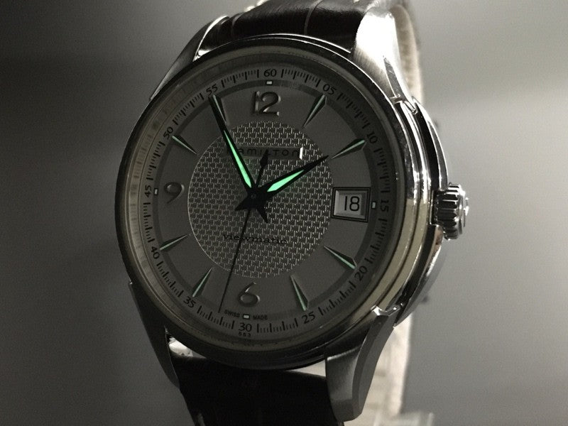 HAMILTON Jazzmaster Viewmatic H324550 37mm Silver Automatic Men's Watch [Box]