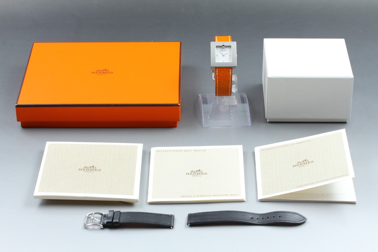Hermes Belt Watch BE1.210 26mm White Dial Quartz Women's Watch [w/Box]