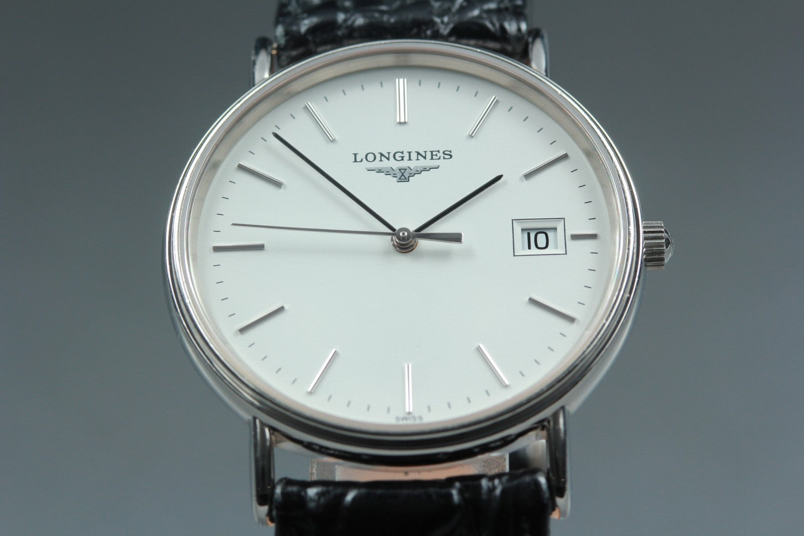 [Exc+5] LONGINES Grand Classic L4.720.4 White Dial 32mm Quartz Men's Watch