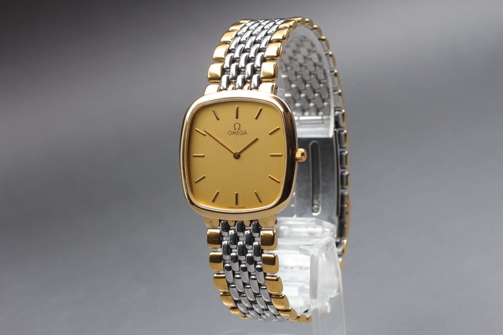 Vintage [Exc+5] Omega De Ville Cal.1378 MD 395.0877.2 Gold Quartz Men's Watch