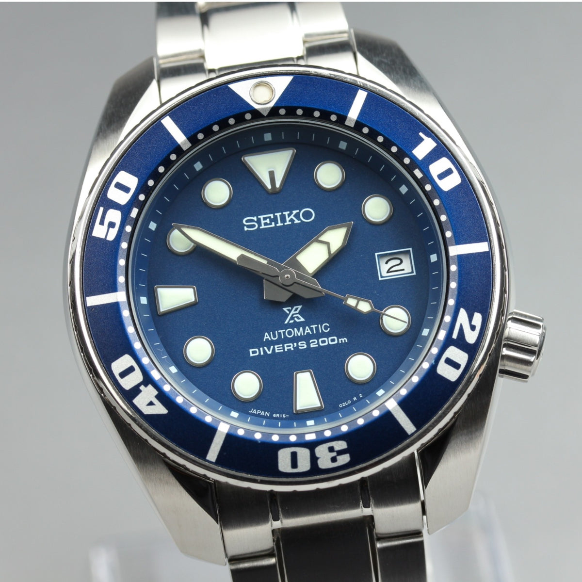 SEIKO Prospex 6R15-00G0 Automatic Diver's Blue Dial Men's Watch 45mm JAPAN