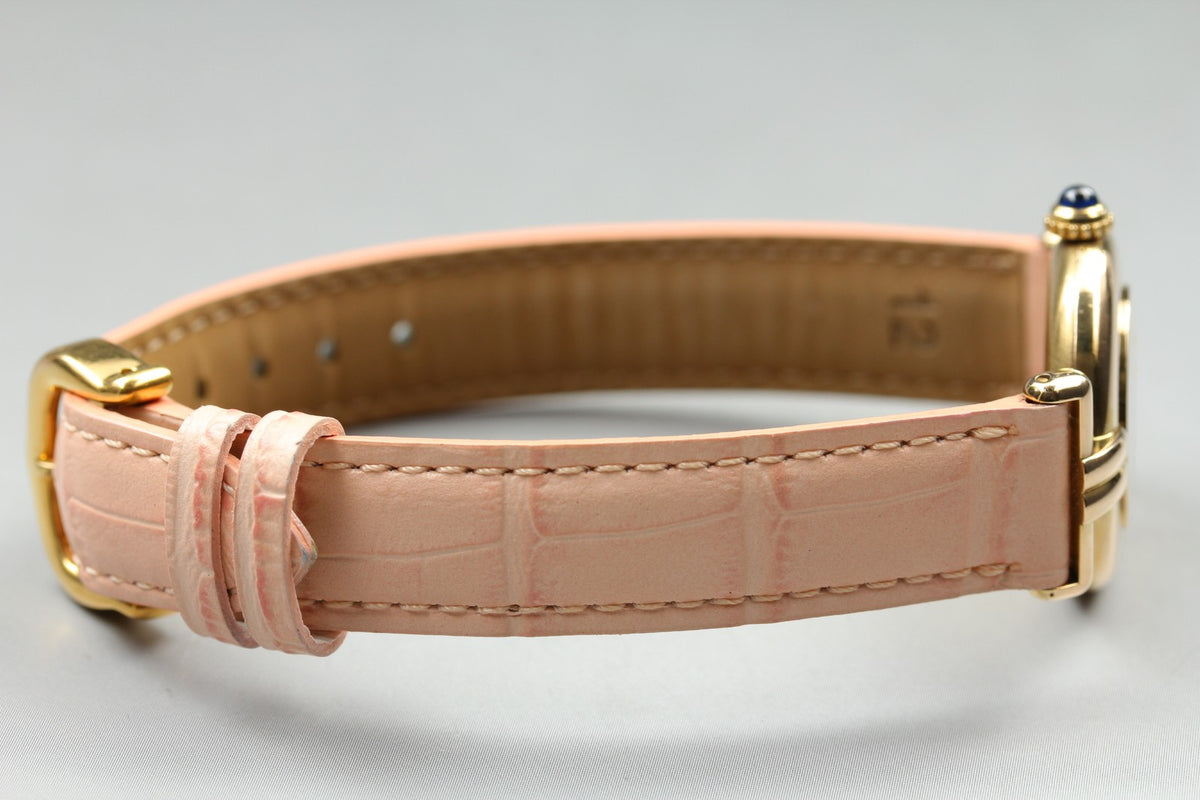 Cartier Must Colisee Vermeil 590002 Pink Gold Women's Quartz Watch Vintage
