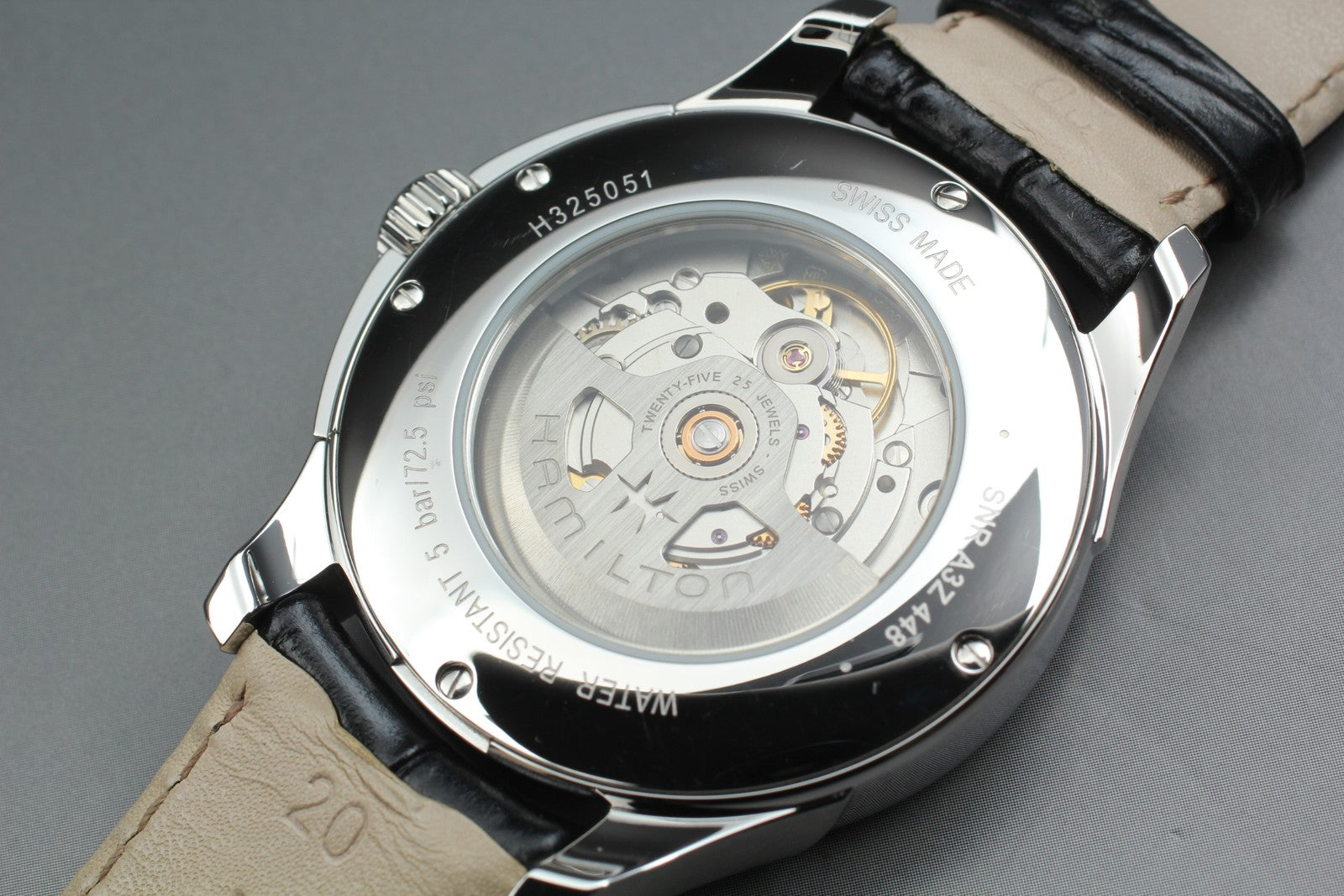Hamilton Jazzmaster H325051 Day/Date Automatic Men's Watch 40mm JAPAN Box