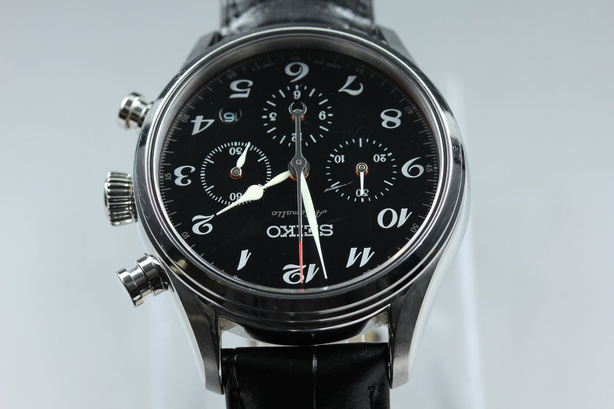 SEIKO Presage SRQ021 8R48-00H0 Automatic Chronograph Men's Watch 42mm From JAPAN