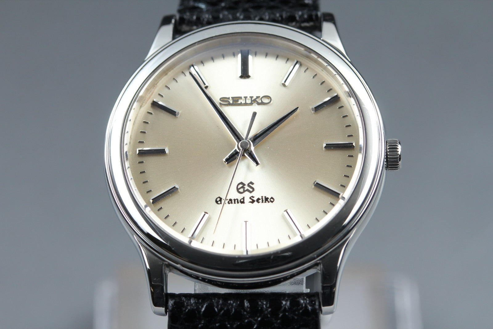 SEIKO Grand SEIKO GS 8J55-0A10 Silver Black 34mm Quartz Men's Watch
