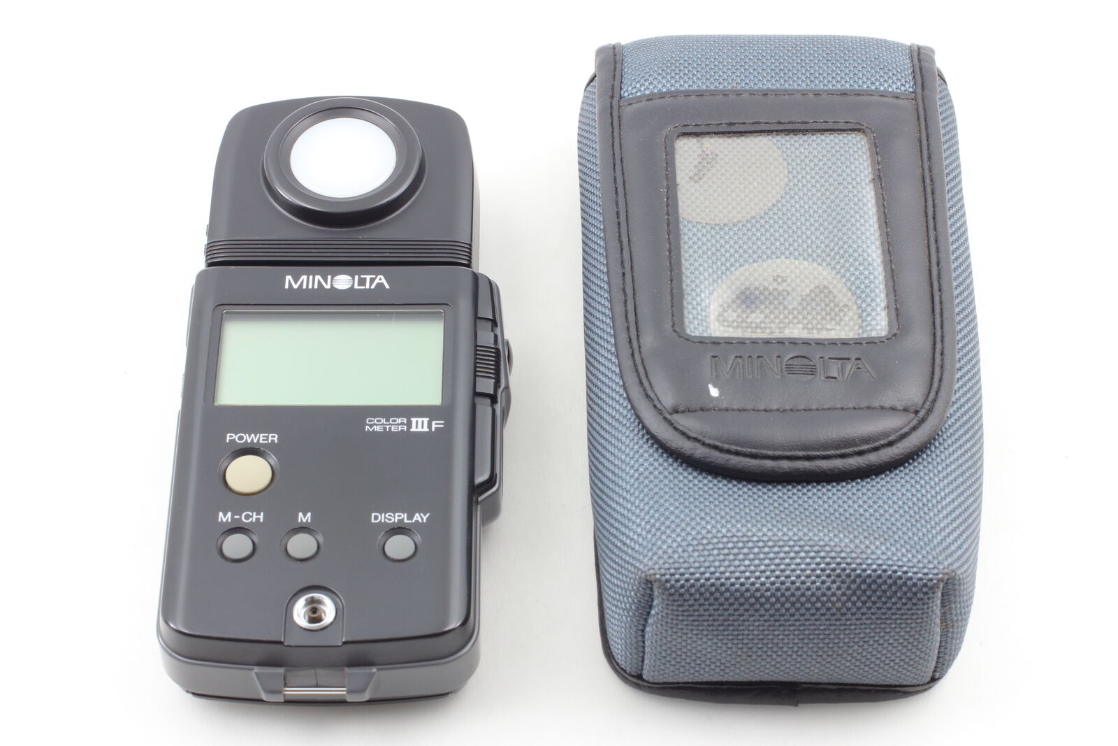 [Exc+5 w/Case] Minolta Color Meter IIIF III F Digital Light Meter From JAPAN