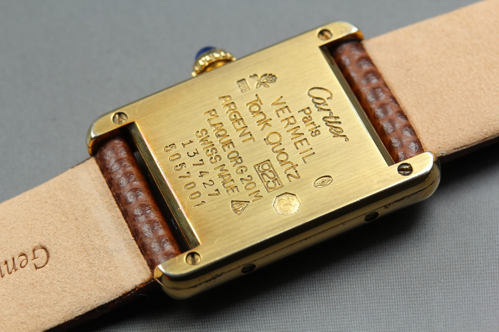 Vintage[Exc+5 Box] Cartier Must de Cartier Tank 5057001 SM 20mm Women's Qz Watch