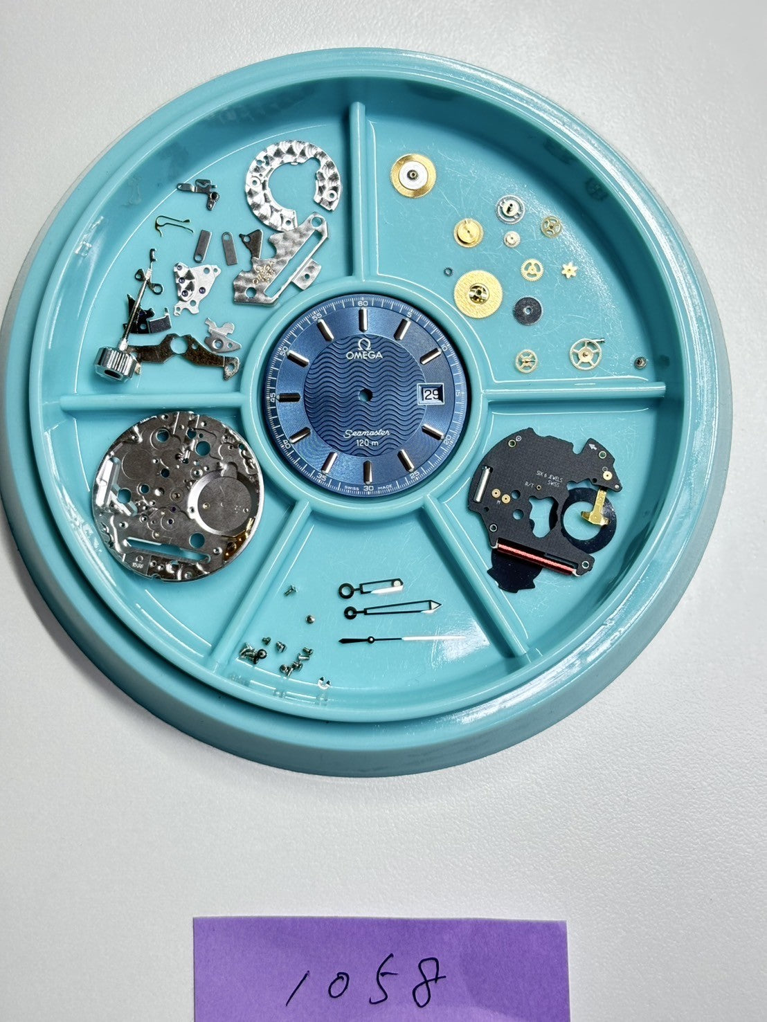 [Exc+5 Box] OMEGA Seamaster 120m 2511.81 Blue Dial 36mm Quartz Men's Watch