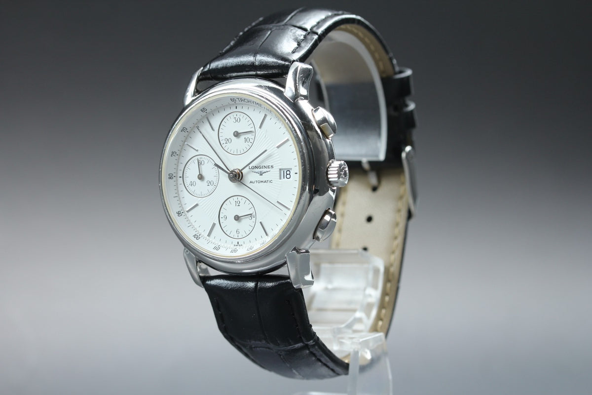 LONGINES Les Grandes Classiques L4.686.4 Automatic White Men's Watch 38mm JAPAN
