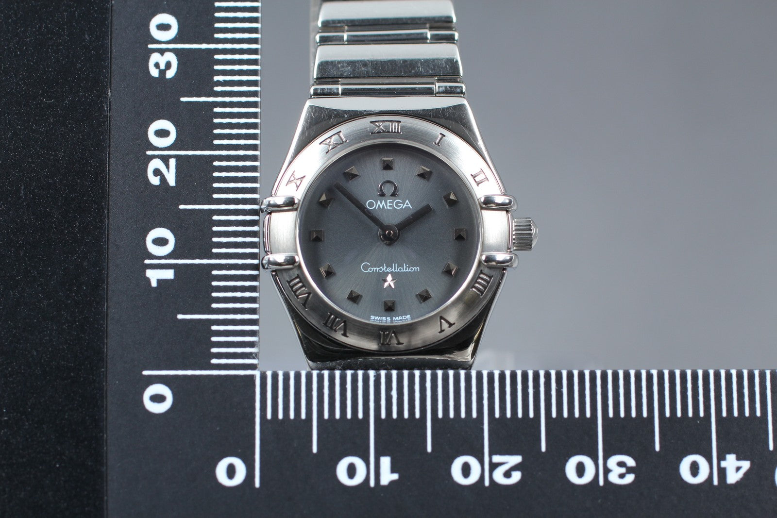 [Exc+5] Omega Constellation Mini 1561.51 Cal.1456 22mm Gray Womens Quartz Watch