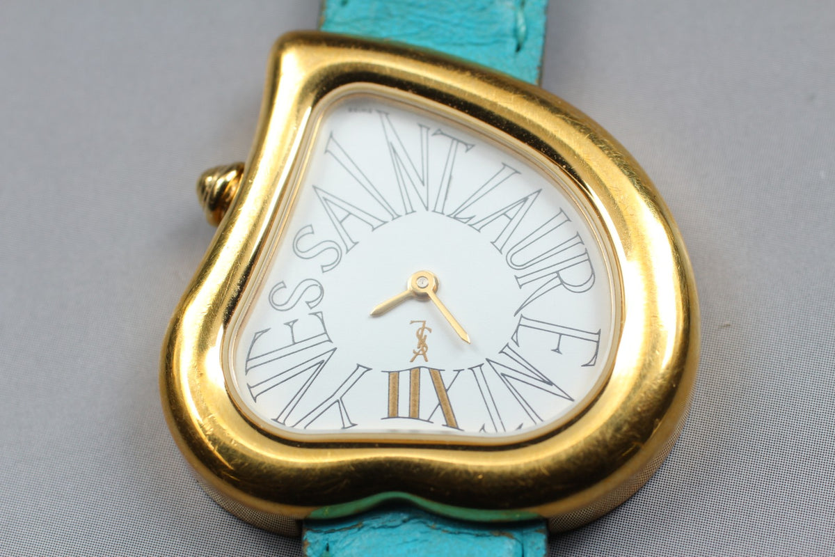 Yves Saint Laurent Heart Gold Women's Watch Quartz 31mm JAPAN Box