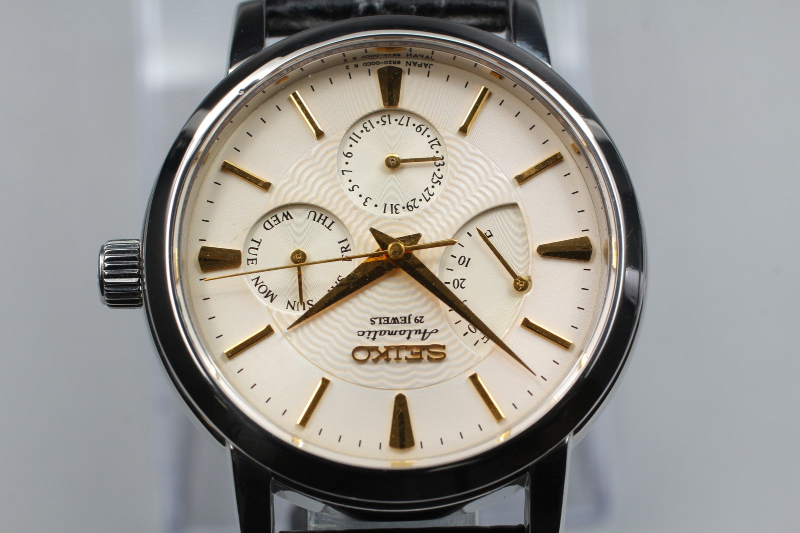 [Exc+5] SEIKO Mechanical 6R20-00B0 SARC005 Ivory Black Automatic Men's Watch JP