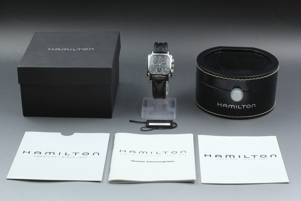 [READ] Hamilton Lloyd Chronograph 6319 Date Black 35mm Quartz Men's Watch Box