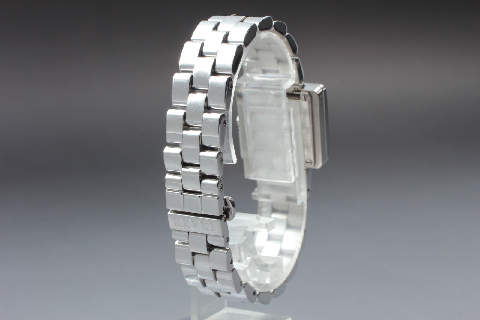 New Battery [Exc+5] Gucci 3600L G Face Black Dial Woman's Quartz Watch JAPAN