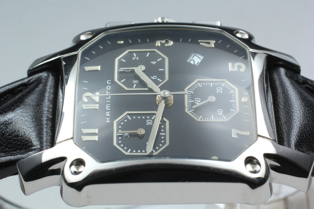 [READ] Hamilton Lloyd Chronograph 6319 Date Black 35mm Quartz Men's Watch Box