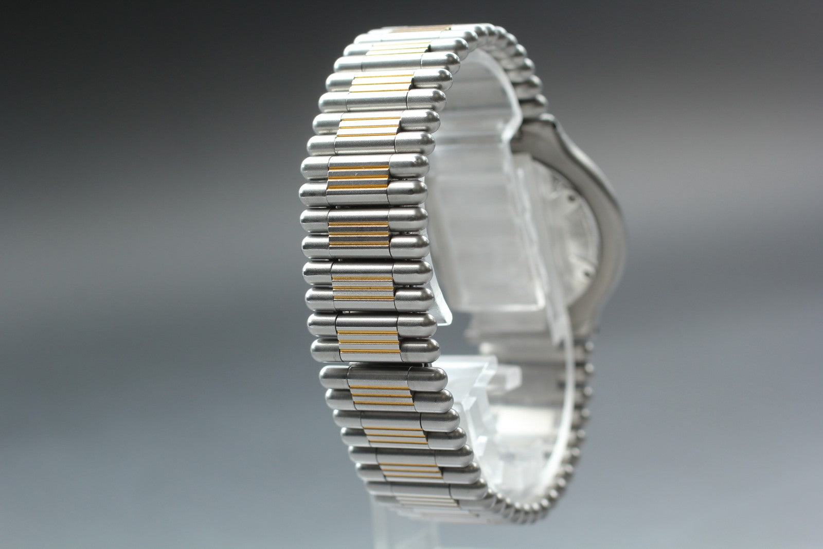 [Exc+5] Cartier Must de Cartier 21 31mm Silver Gold Unisex Quartz Watch JAPAN