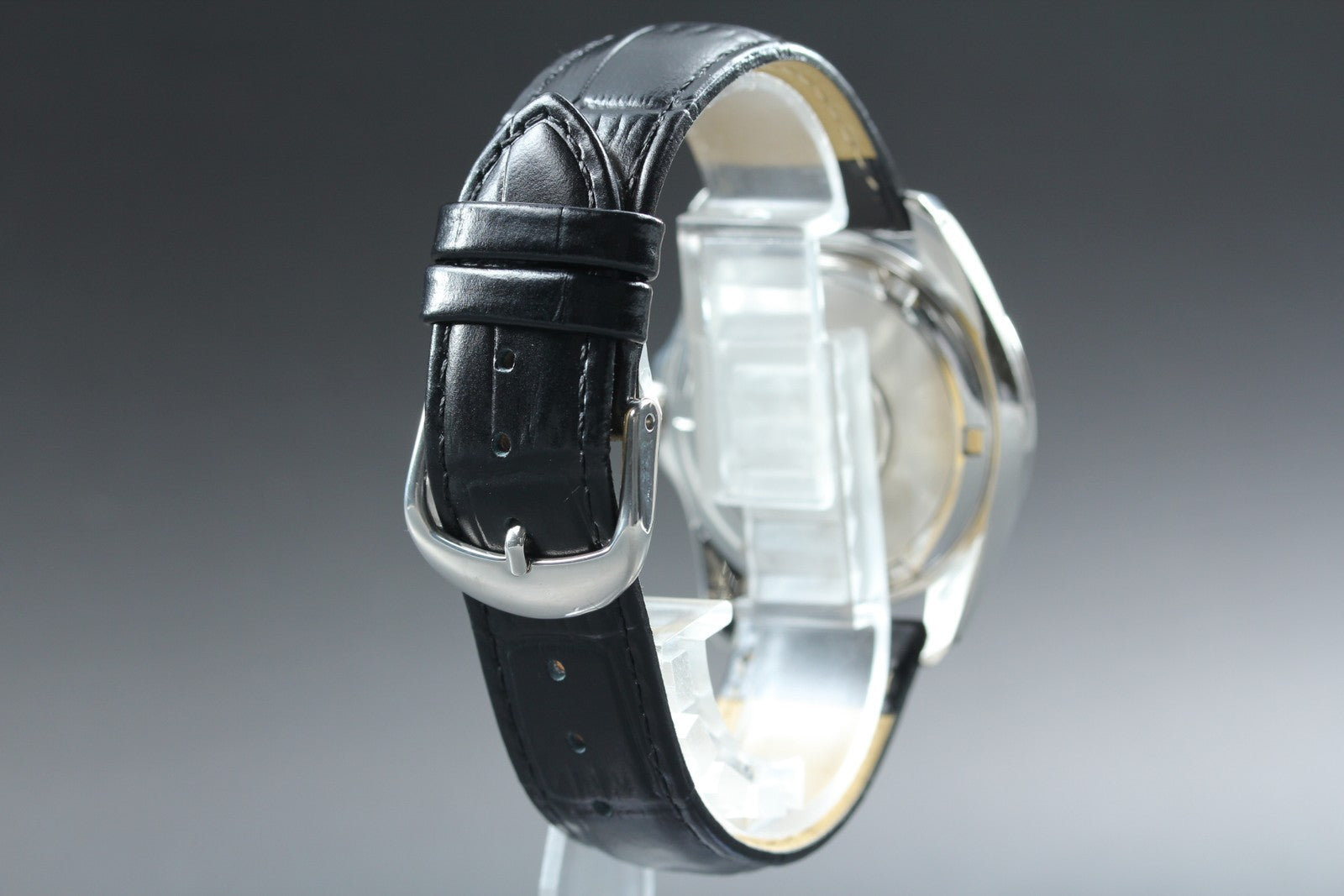 [Exc+5] Grand SEIKO GS 8J56-8020 SBGF021 Black Date Men's Quartz Watch JAPAN