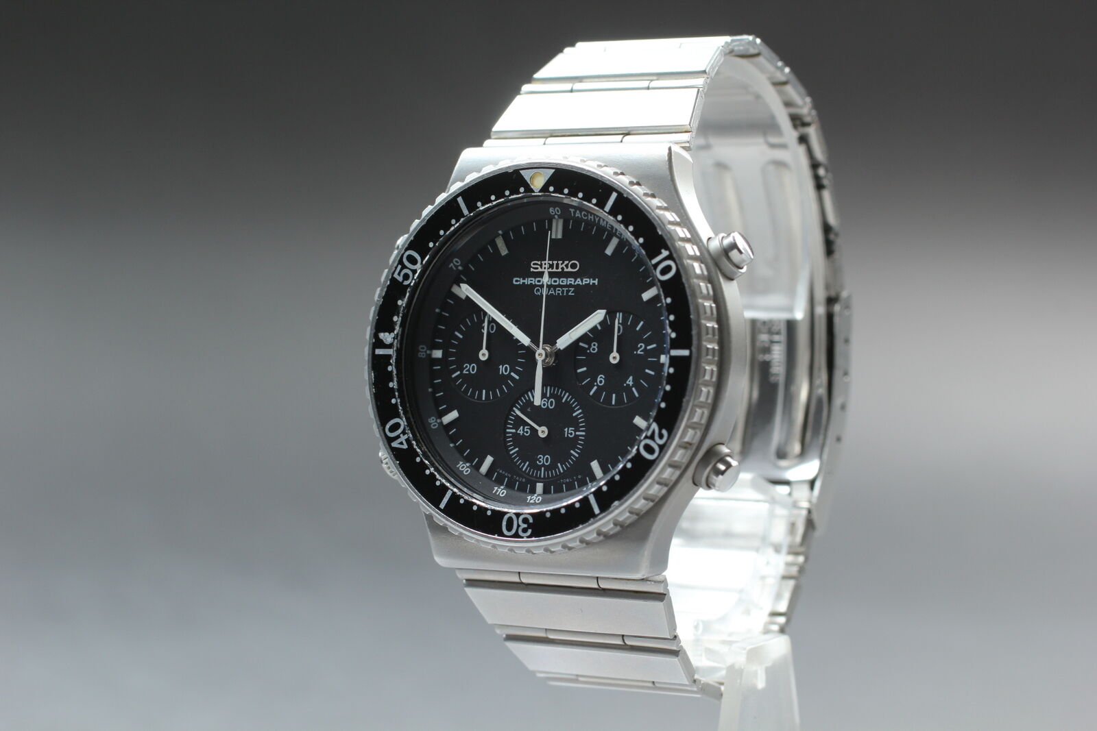 New Battery [Exc+4] SEIKO Speedmaster 7A28-7040 Chronograph Mens Quartz watch JP