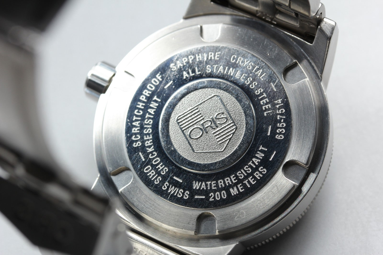 [Exc+5] ORIS Divers Regulator 635-7514 Silver Date 41mm Automatic Men’s Watch