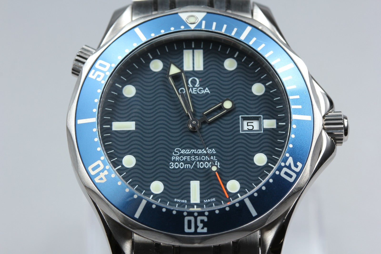 OMEGA Seamaster 300M 2541.80 Cal.1538 196.1523 Blue 41mm Qz Men's Watch [Box]