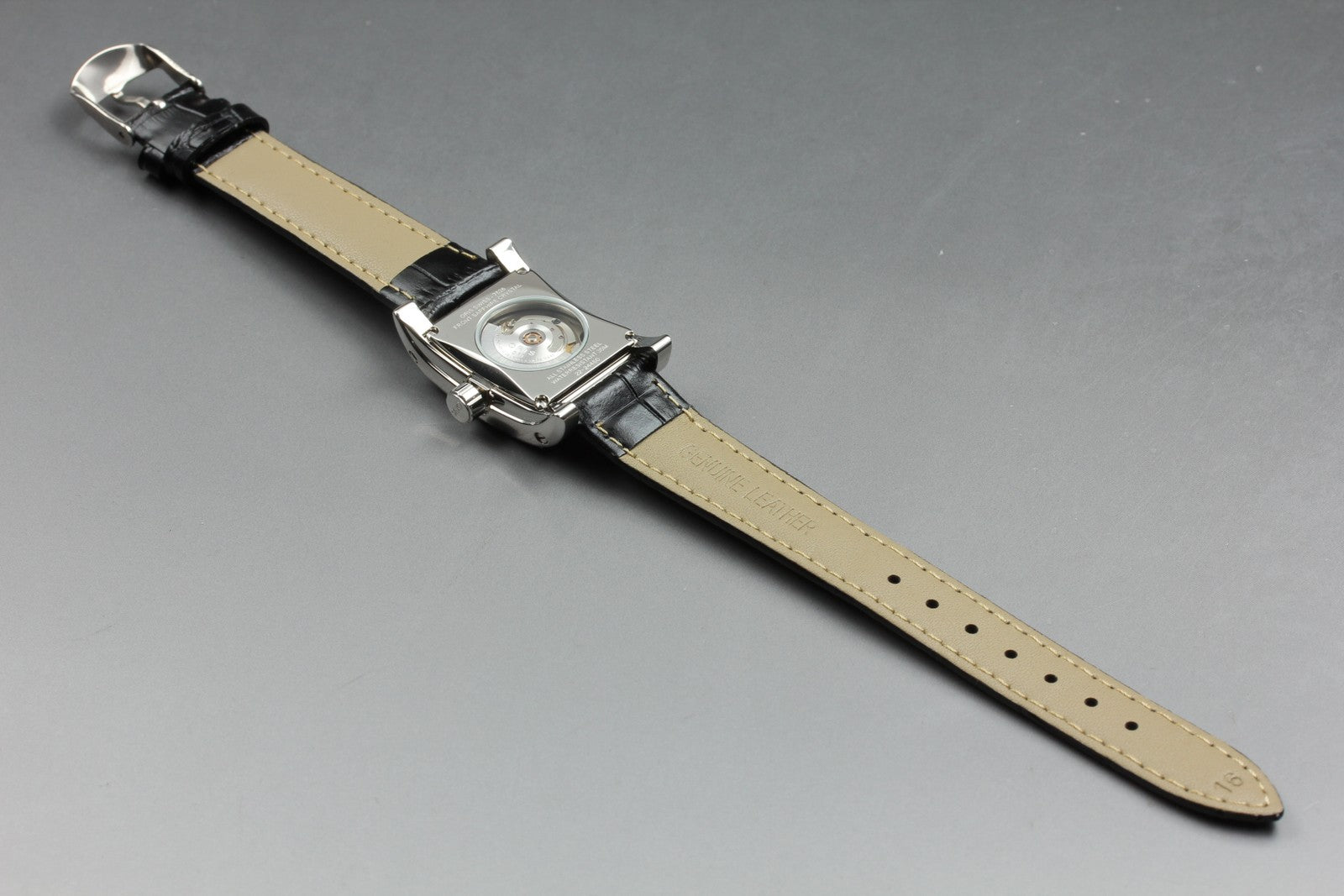 ORIS Rectangular 7526 Automatic Date Silver Dial Men's Watch 24mm From JAPAN