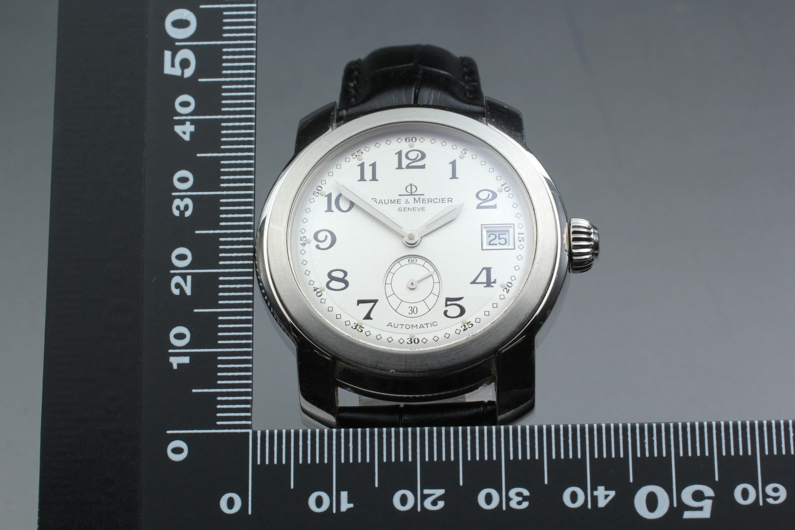 BAUME＆MERCIER Capeland MV045221 Silver Automatic Date Men's Watch 37mm Japan