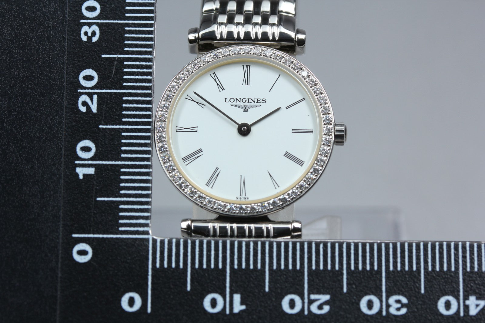 LONGINES La Grande Classique L4.241.0 Diamond Bezel Women's Quartz Watch [Box]