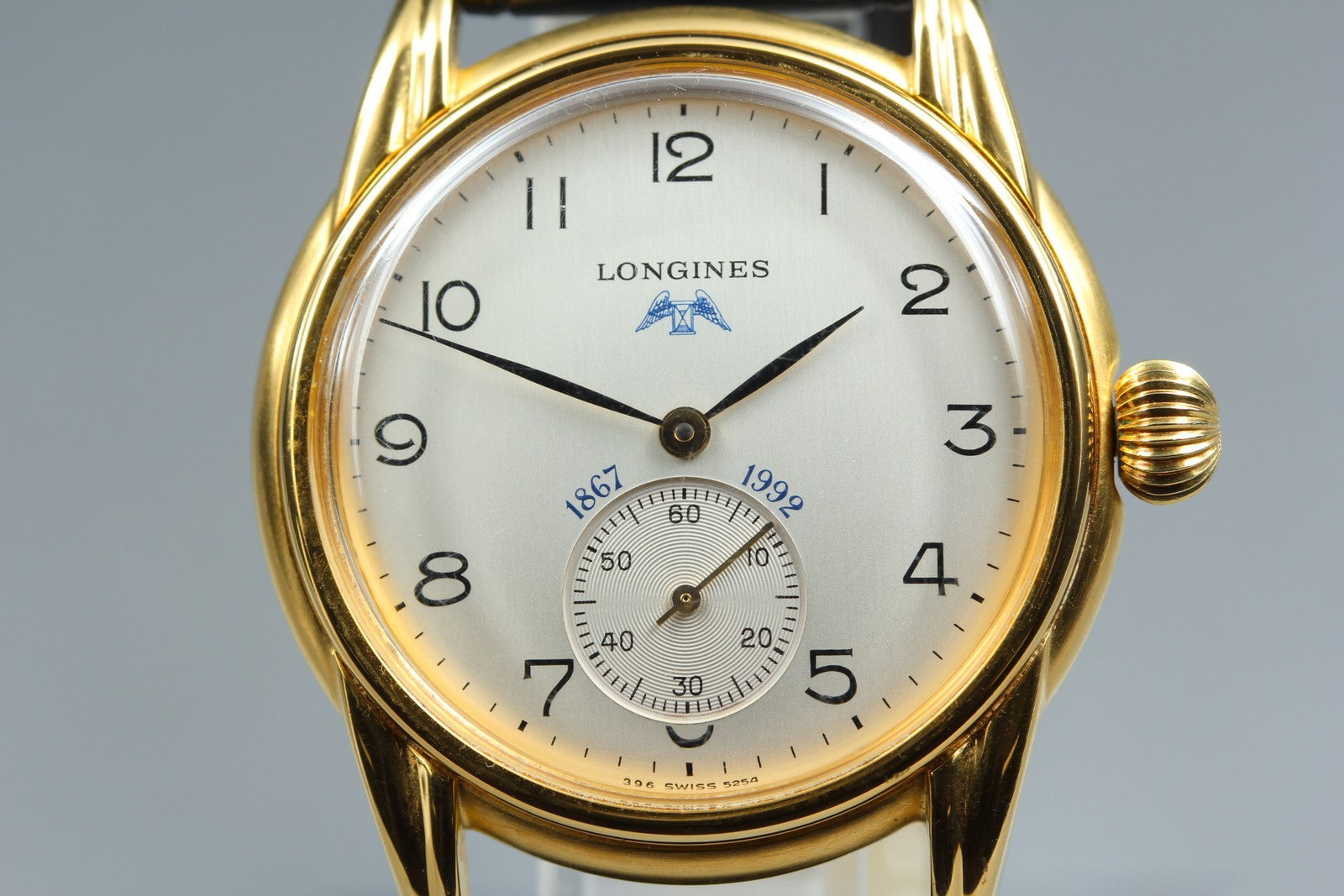 Vintage LONGINES Longines 125th Anniversary 5254 Manual Men's Watch 33mm JAPAN