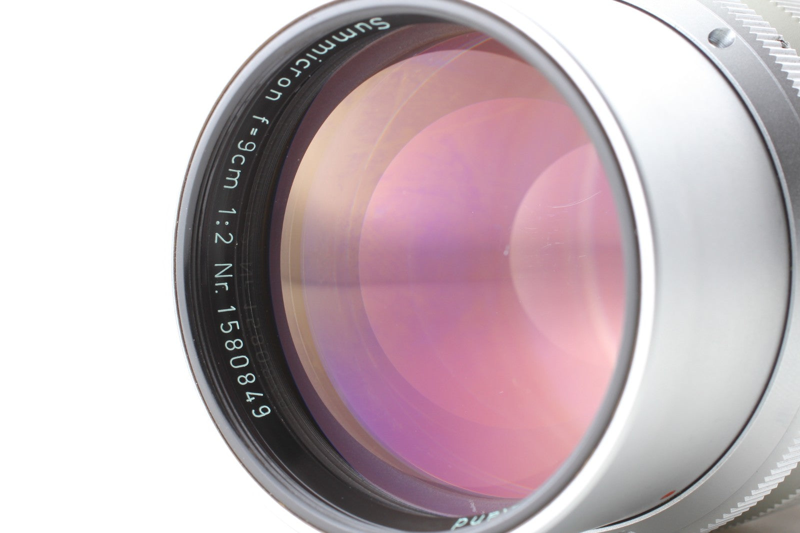 Cla'd [MINT w/ Hood] Leica Summicron 9cm 90mm f2 1st Canada Lens From JAPAN