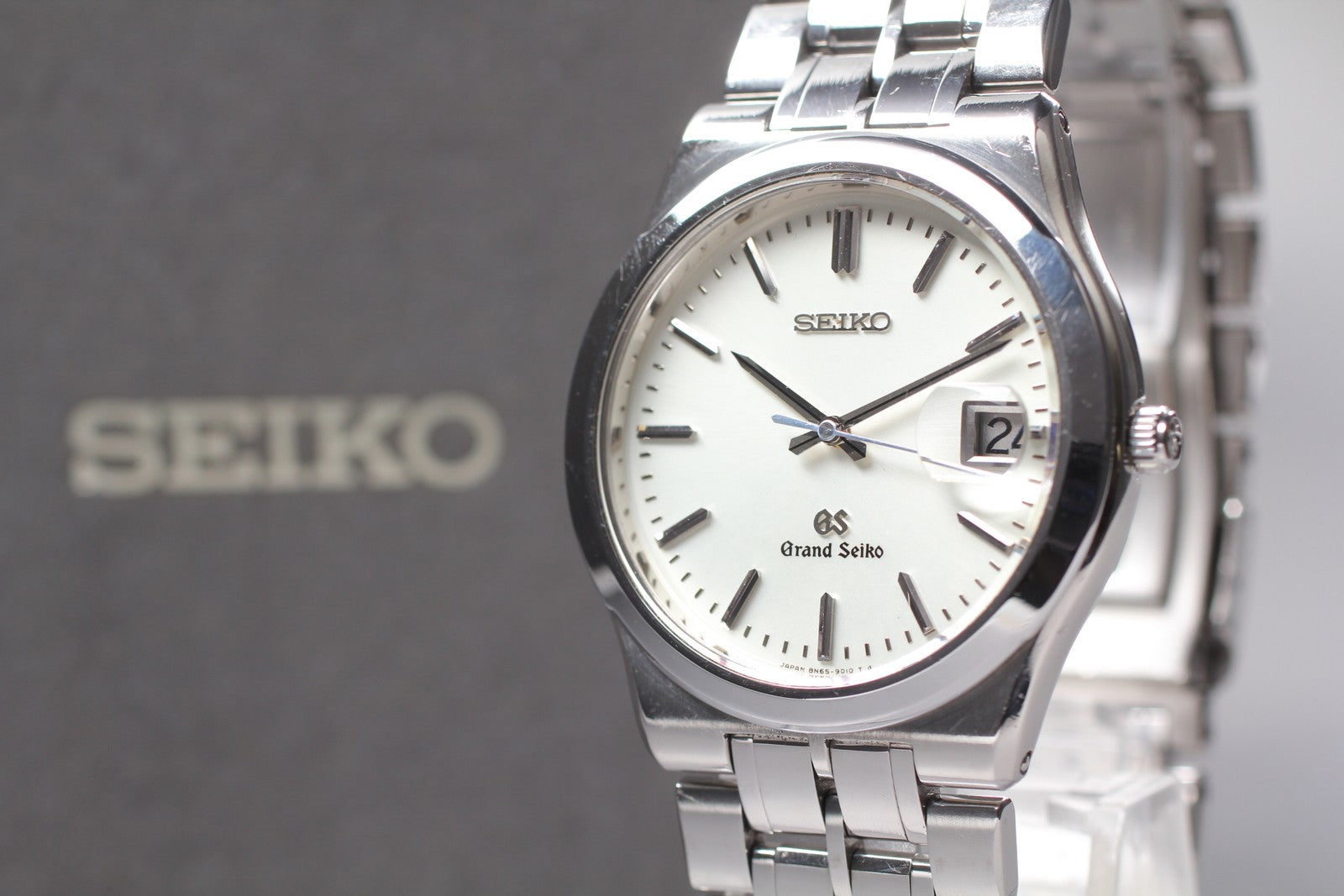 [Exc+5] SEIKO Grand Seiko GS 8N65-9010 SBGG007 Men's Quartz Watch From JAPAN