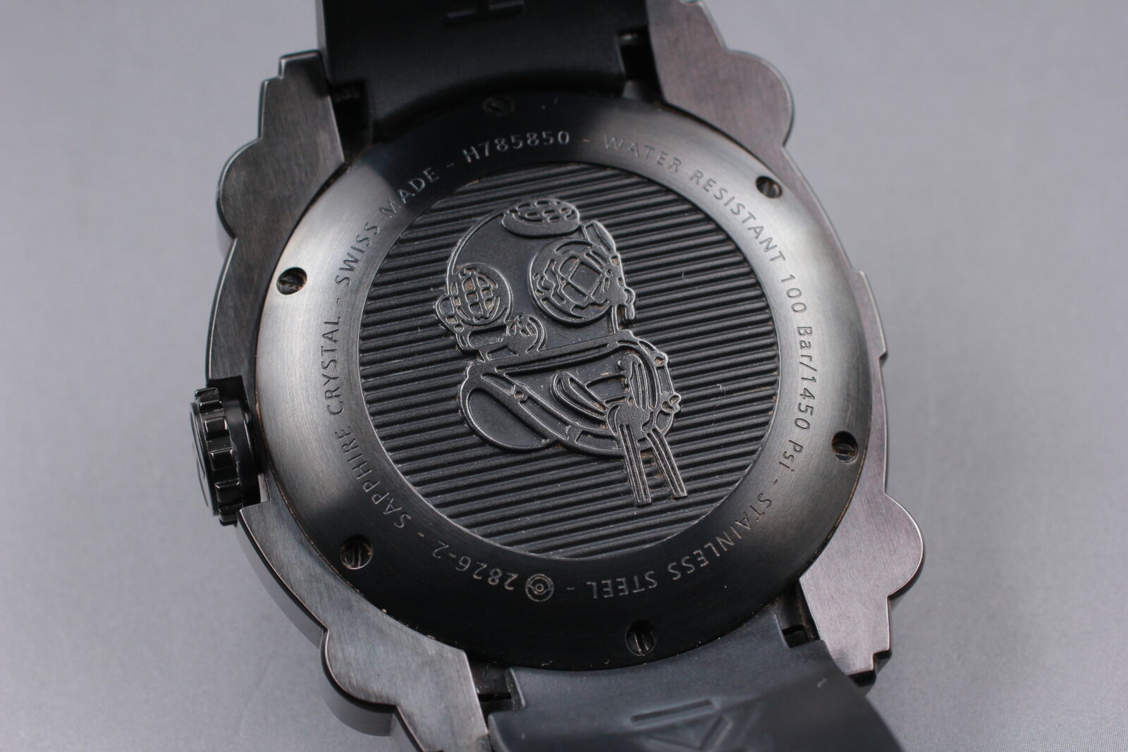 [Exc+5 Box] HAMILTON Khaki Below Zero H785850 Black Automatic Men's Watch JAPAN