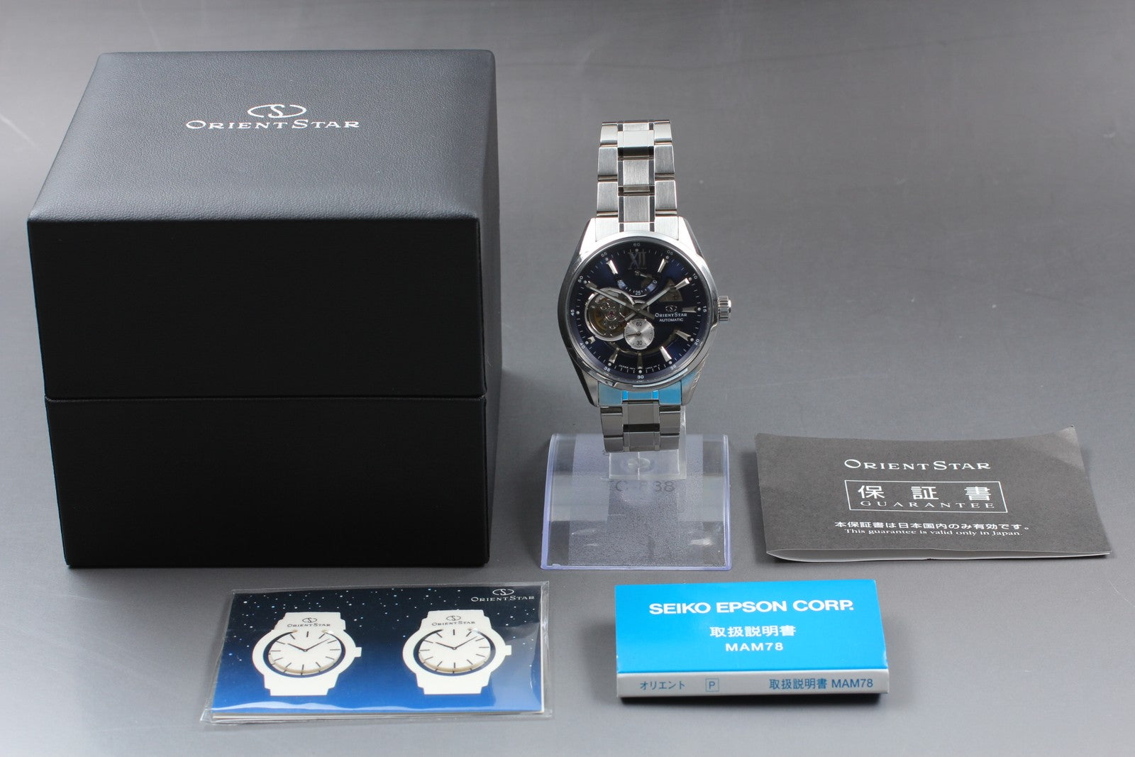 Exc+5 Orient Star Contemporary Collection F6F4-UAB0 Modern Skeleton Men's Watch