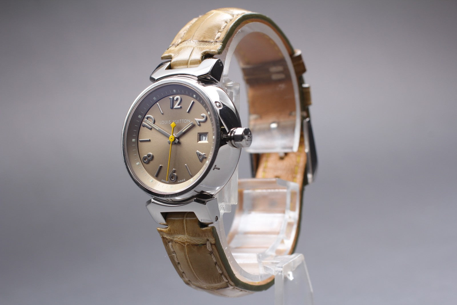[Exc+5 Box] Louis Vuitton Tambour Q1212 28mm Women's Quartz Watch From JAPAN